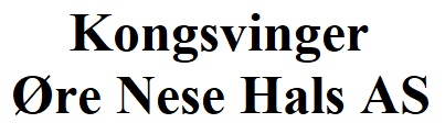 Kongsvinger+Øre+Nese+Hals++AS